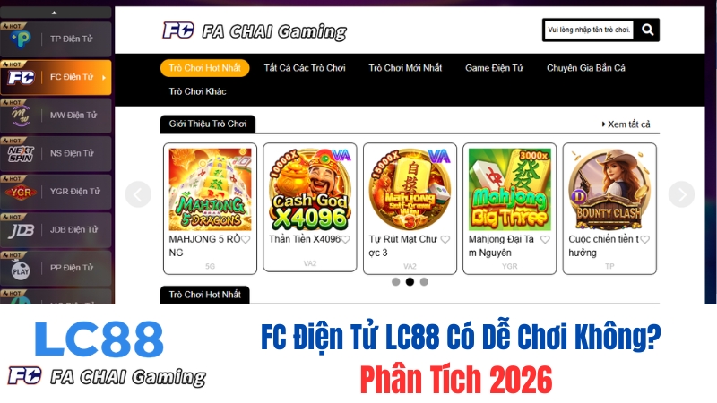 FC Điện Tử GO8 Có Dễ Chơi Không? Phân Tích 2026