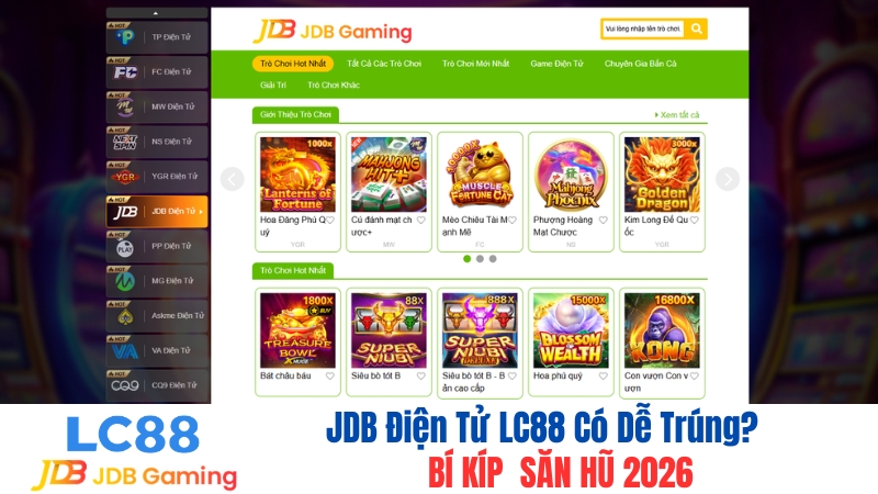 JDB Điện Tử GO8 Có Dễ Trúng? Săn Hũ 2026