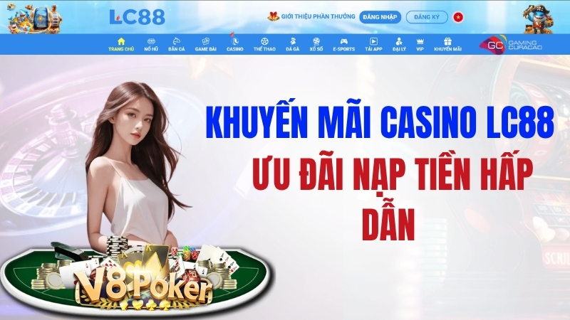 Khuyến Mãi Casino GO8 – Ưu Đãi Nạp Tiền Hấp Dẫn