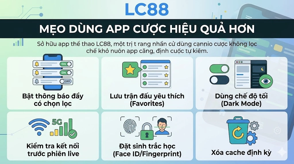 app thể thao GO8 - Mẹo Dùng App Cược Hiệu Quả Hơn