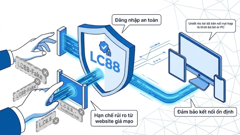 Dấu hiệu link GO8 giả mạo