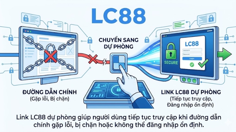 Hướng dẫn kiểm tra GO8 COM trước khi dùng link dự phòng