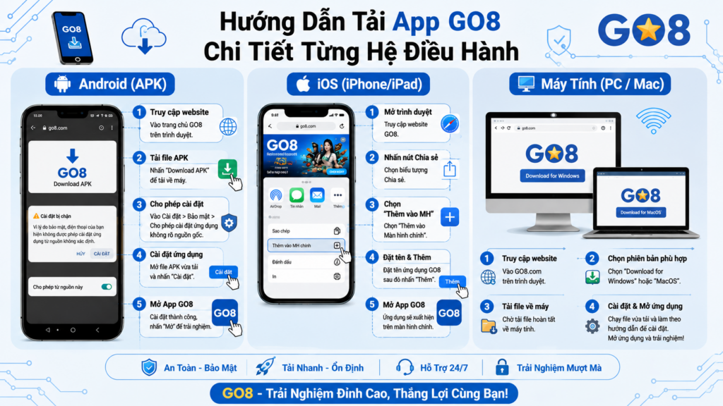 Down App Mobile GO8